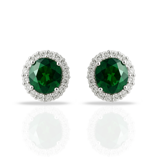 Cercei cerc princess verde