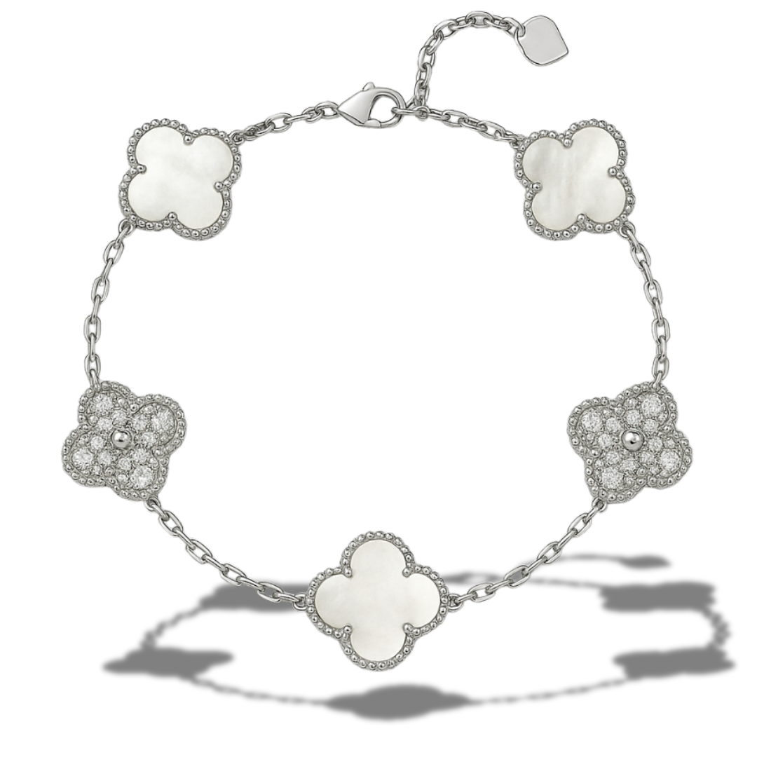 Brățară luxury duo 5 x trifoi