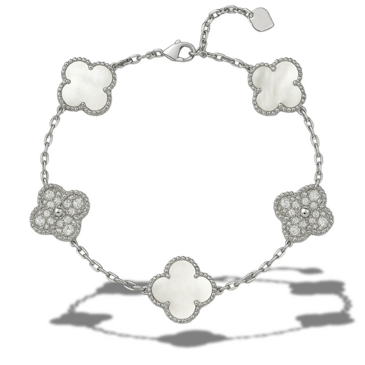 Brățară luxury duo 5 x trifoi