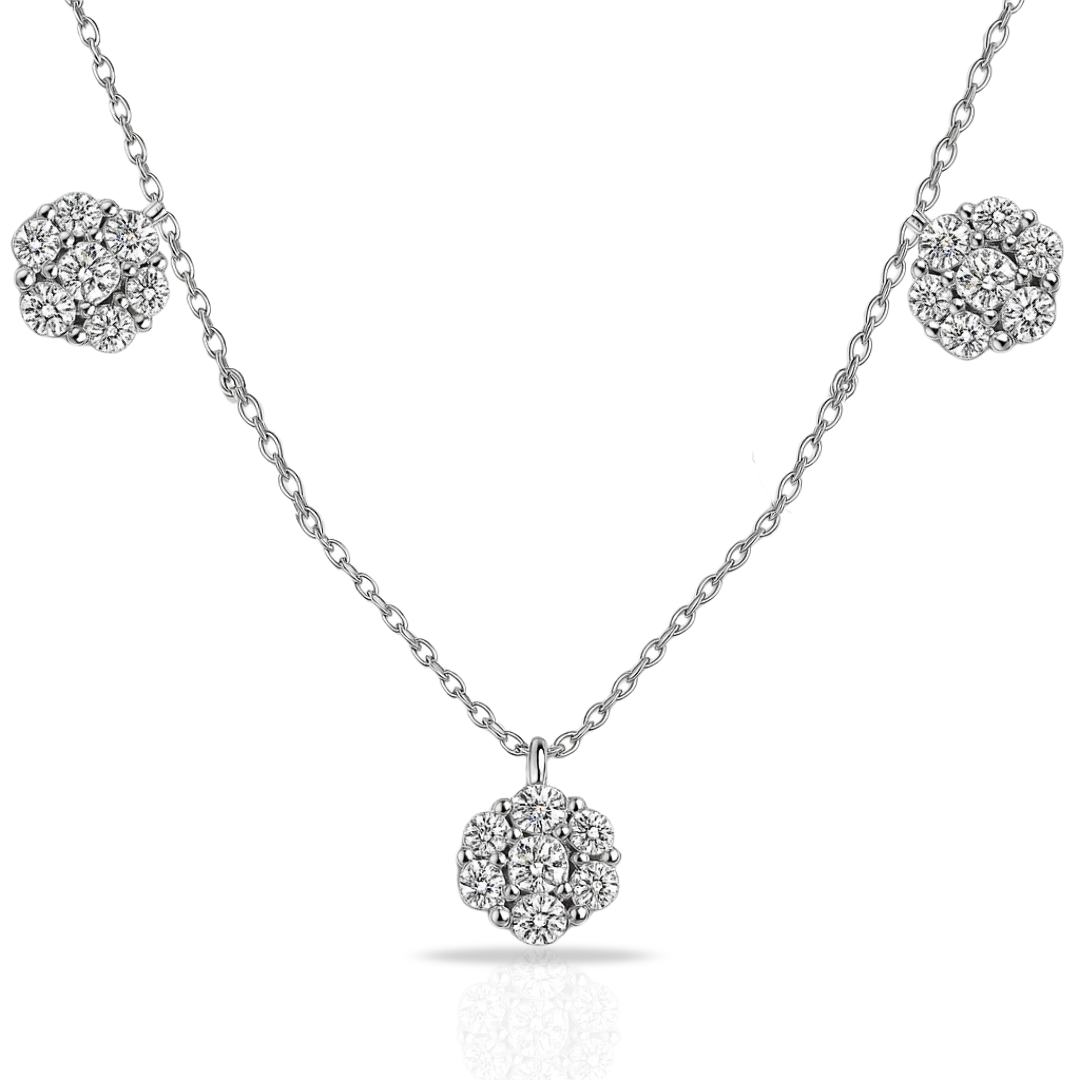 Colier cu cercuri si zirconii