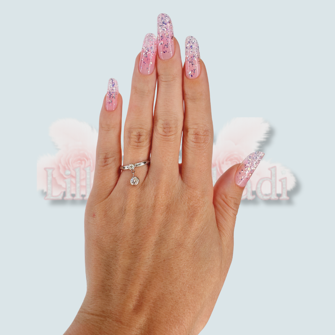 Inel Drop cu zirconii