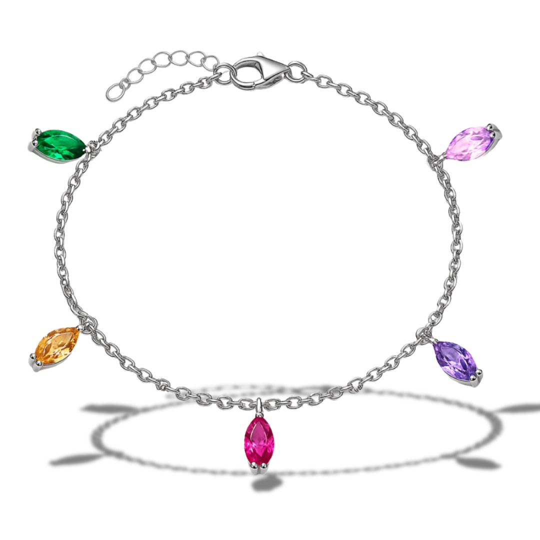 Brățară cu ovale multicolore