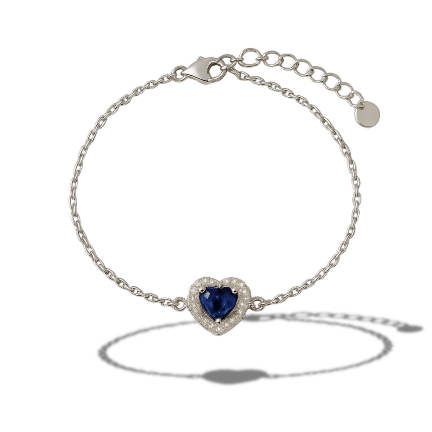 Brățară inima albastra