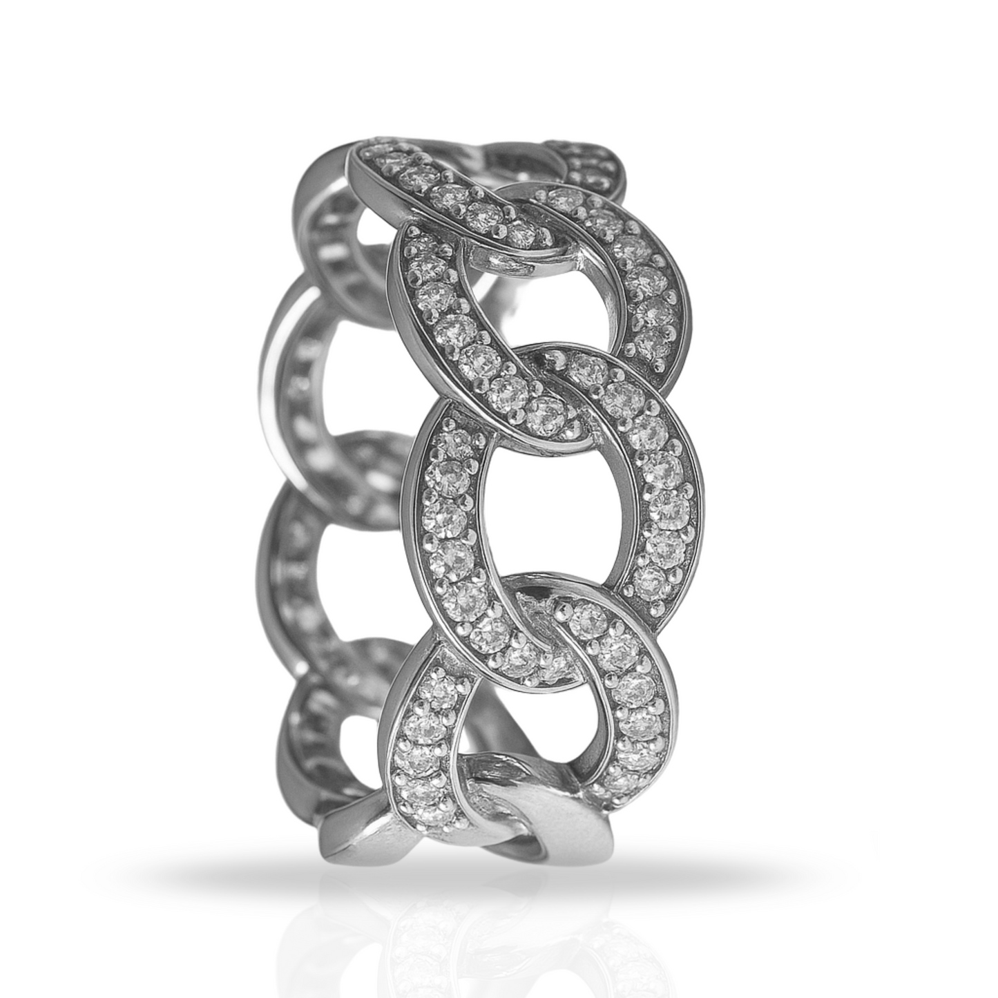 Inel cuban cu zirconii