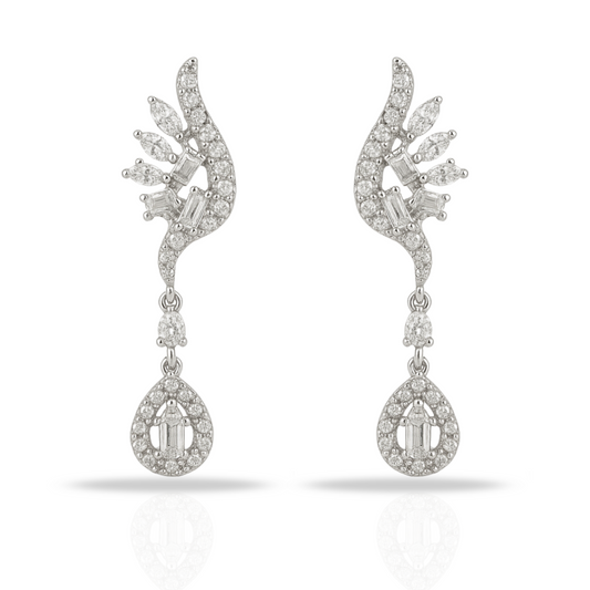 Cercei eleganți cu aripi