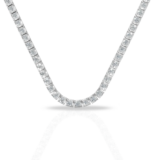 Colier tennis 3 mm cu zirconii incolore