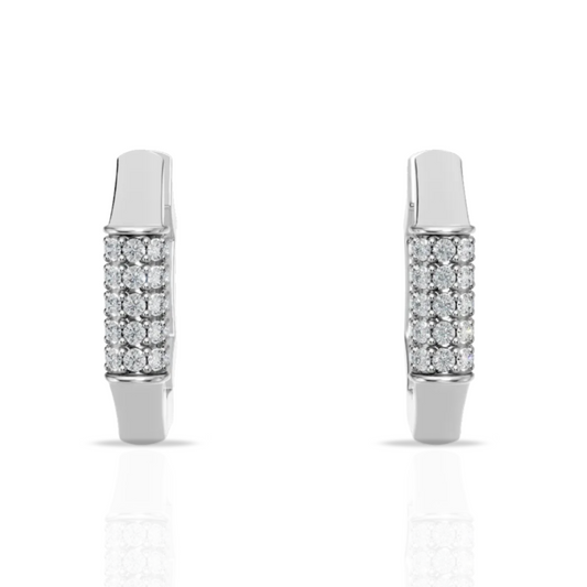 Cercei creole hexagonale