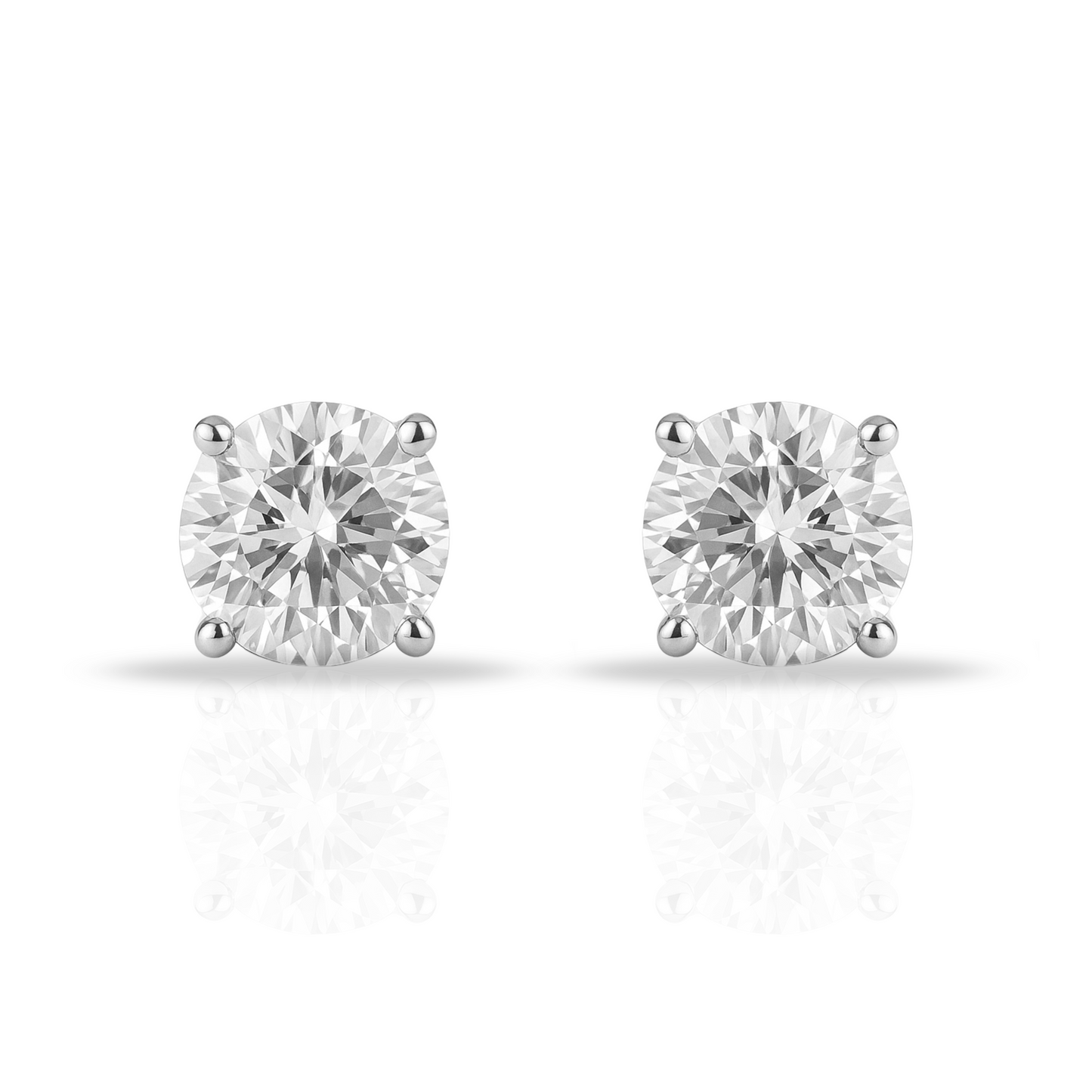 Cercei round cut stud