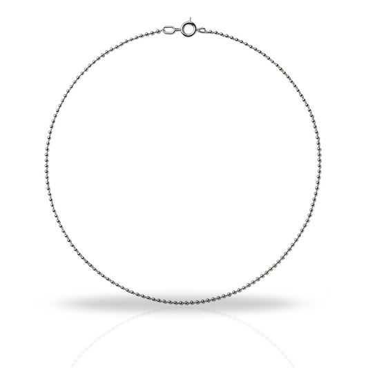 Lanț cu biluțe 1 mm de 40 cm