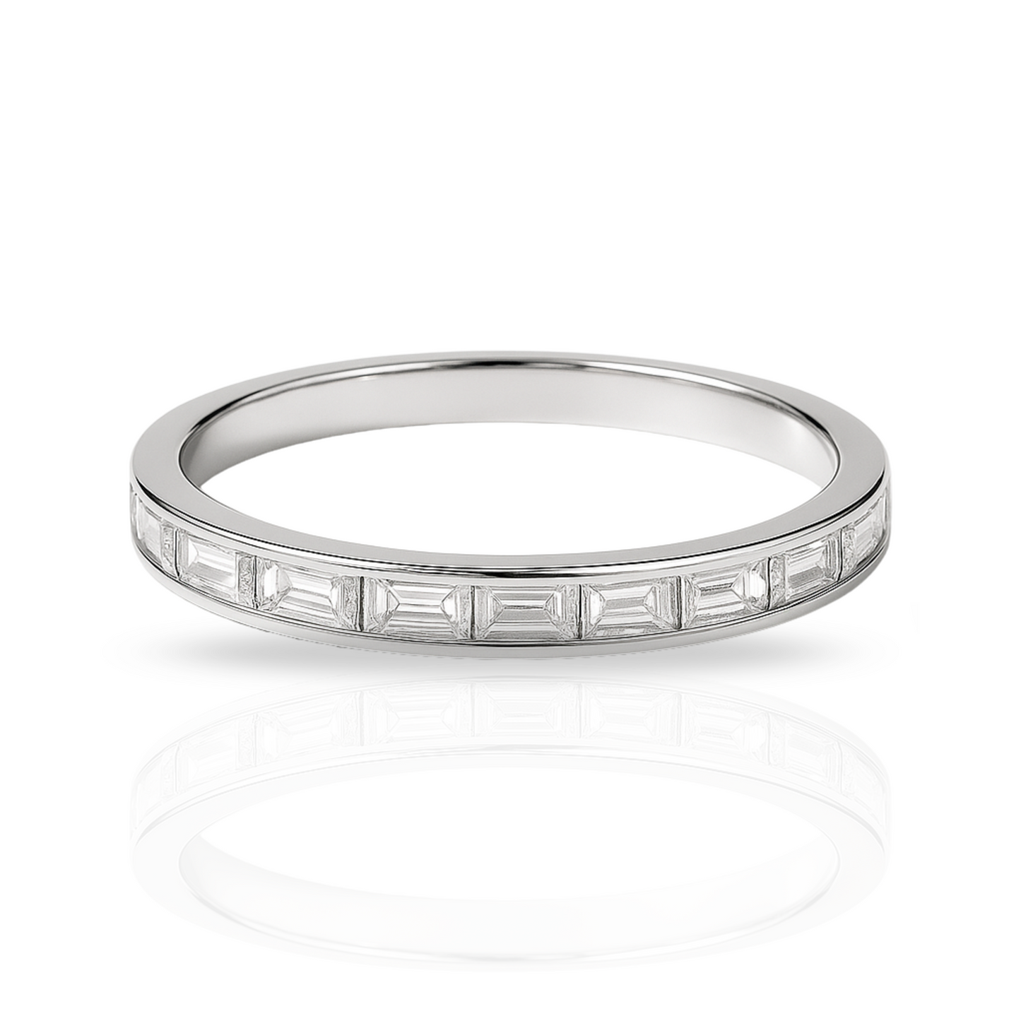 Inel tennis baguette