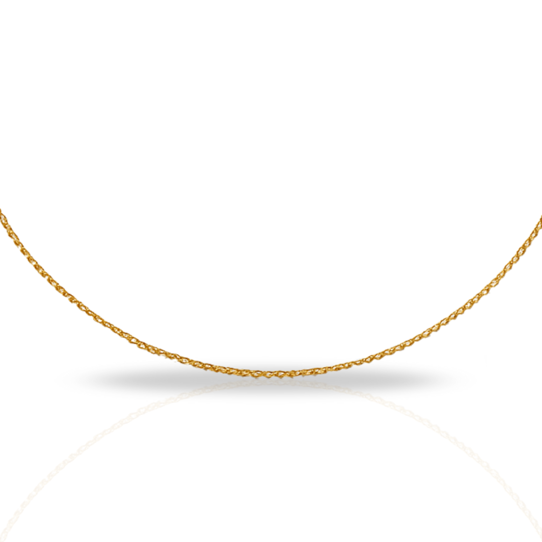 Lant auriu classic 1 mm de 45 cm
