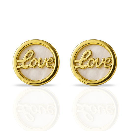 Cercei aurii cerc si love