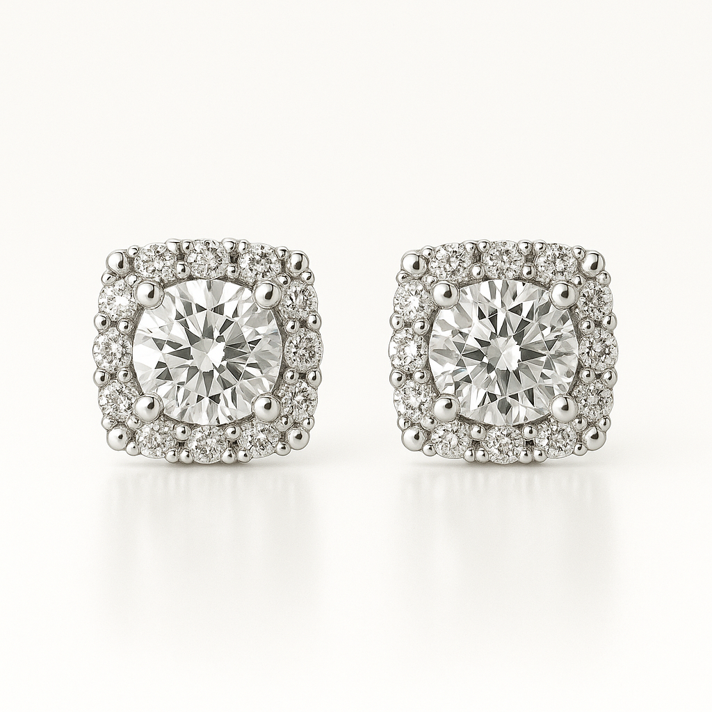 Cercei pătrat princess