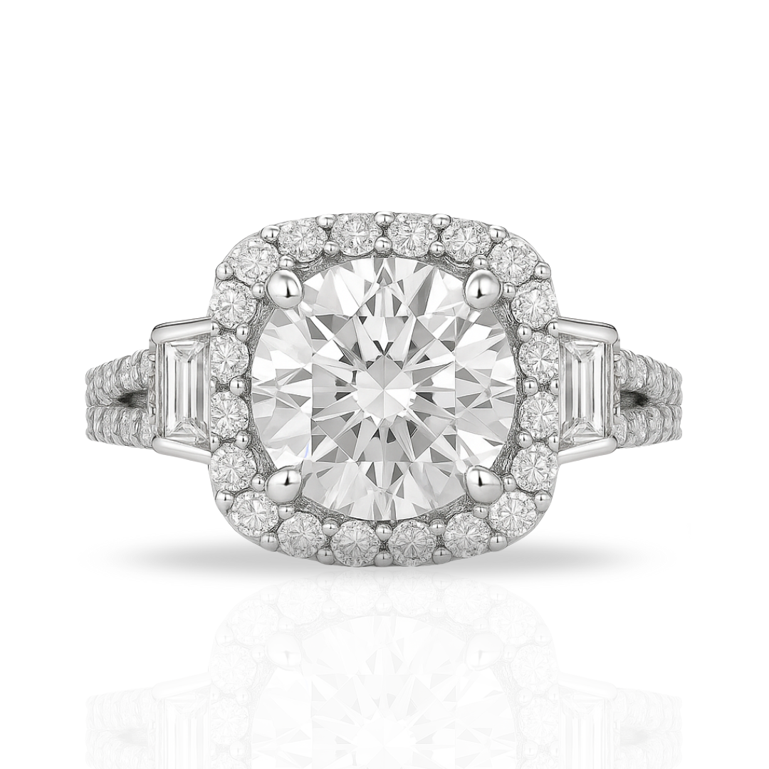 Inel elegant cu brațe