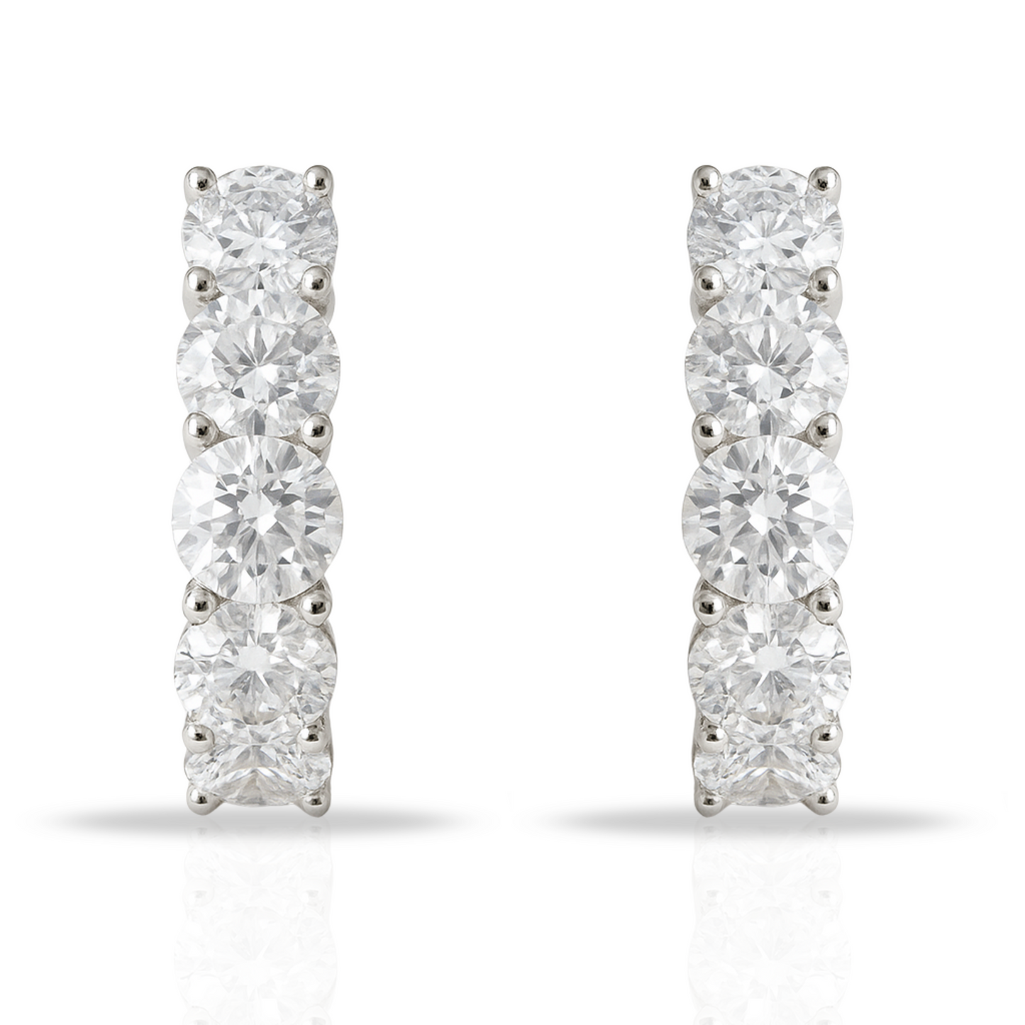 Cercei tennis cu zirconii