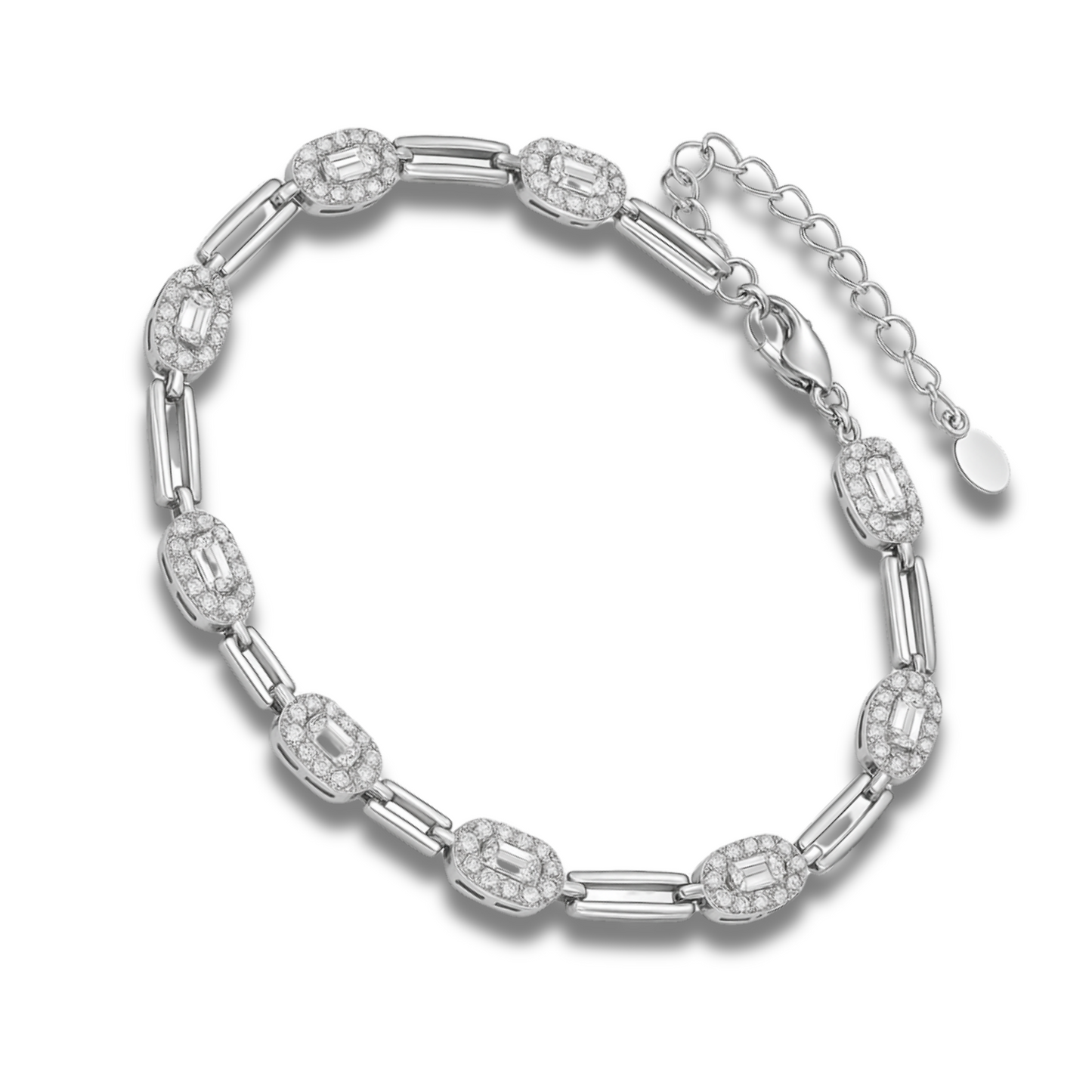 Brățară eleganta cu zale si ovale