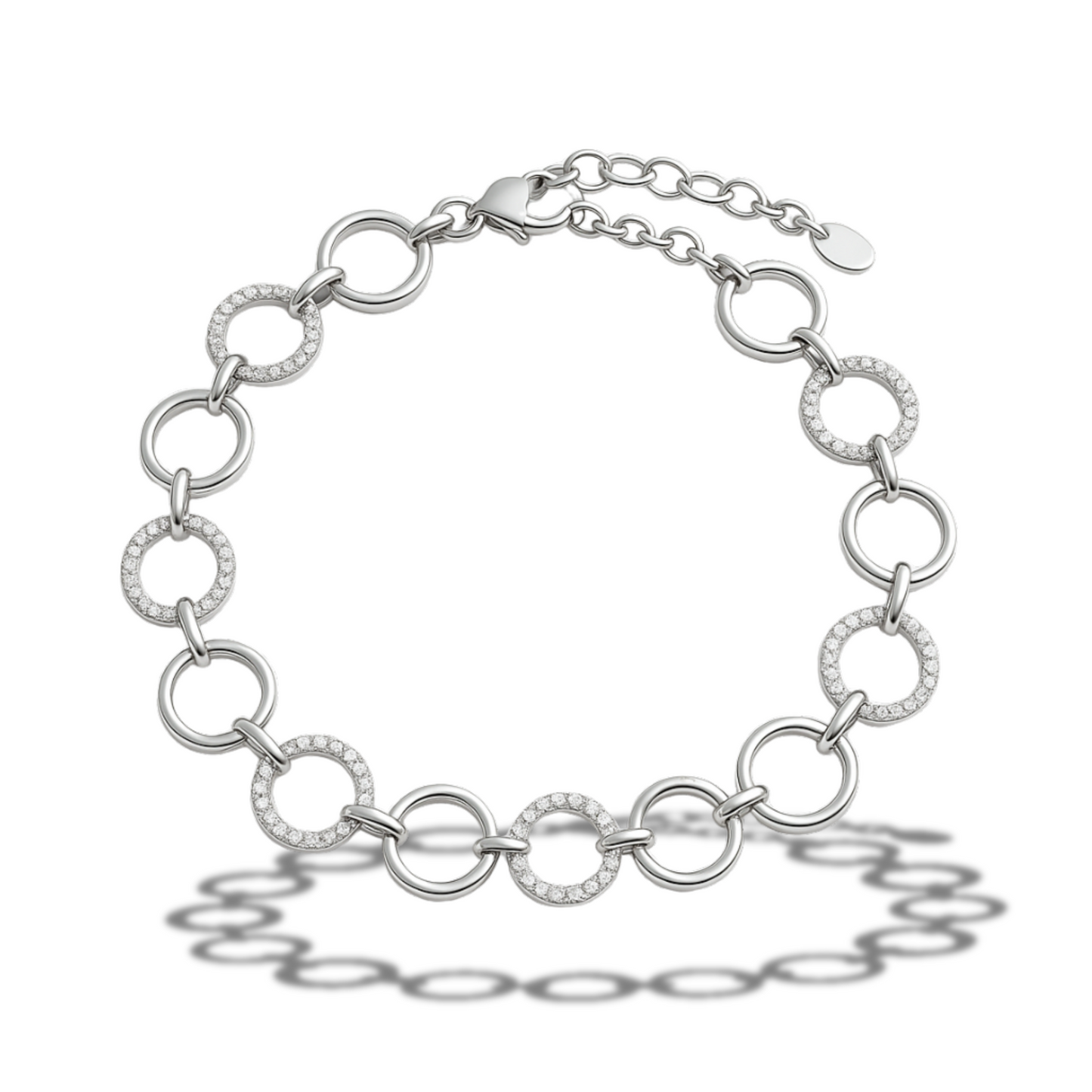 Brățară eleganta cu cercuri duo