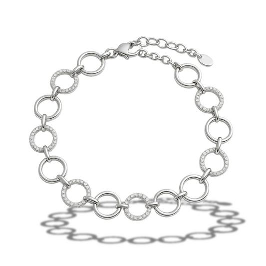 Brățară eleganta cu cercuri duo