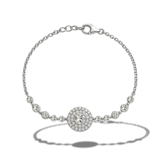 Brățară cercuri si zirconii