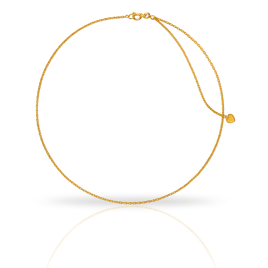 Lanț auriu classic reglabil maxim 60 de cm