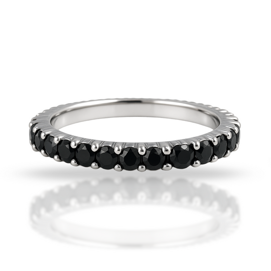 Inel tennis 2 mm negru