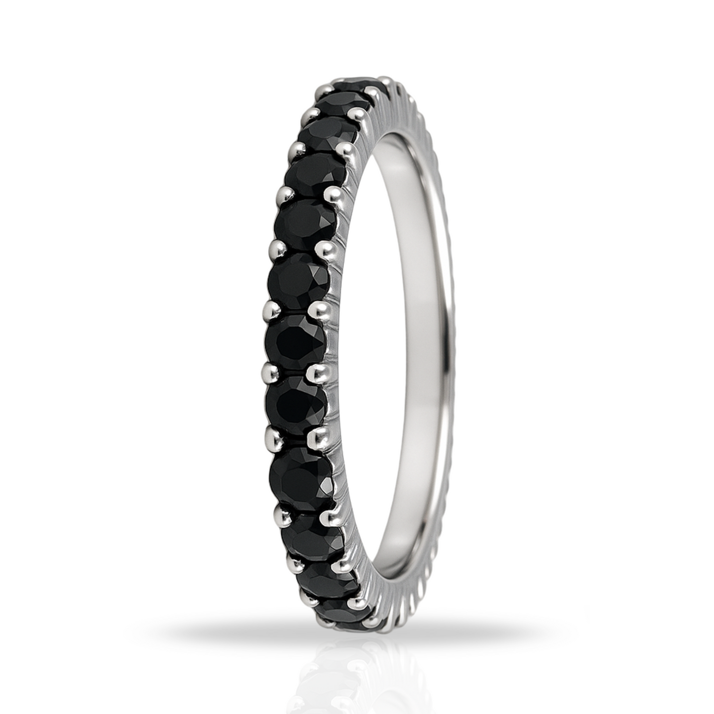 Inel tennis 2 mm negru