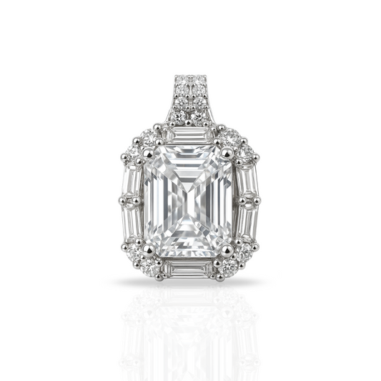 Pandantiv dreptunghi cu baghete