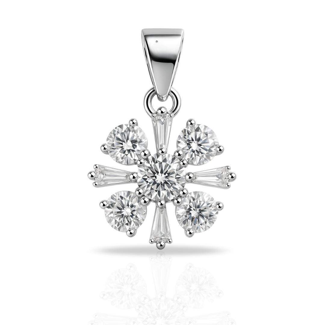 Pandantiv floare cu baghete