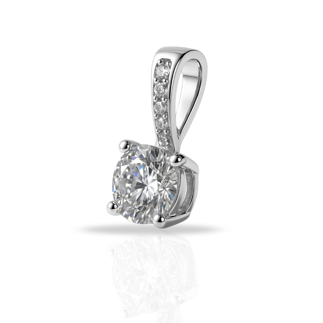 Pandantiv clasic zirconia si linie zirconii