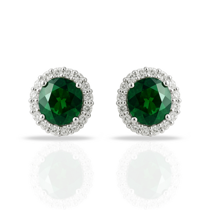 Cercei cerc princess verde