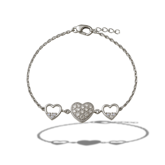 Brățarăcu 3 inimi