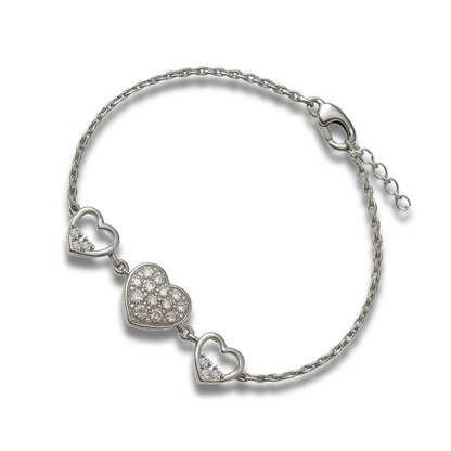 Brățarăcu 3 inimi