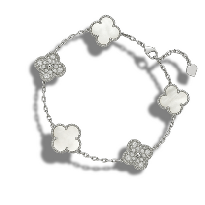 Brățară luxury duo 5 x trifoi