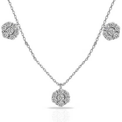 Colier cu cercuri si zirconii