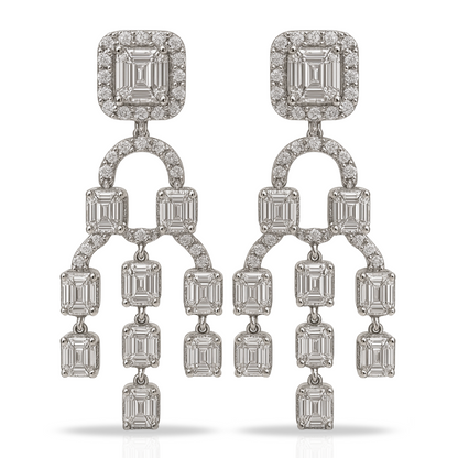 Cercei eleganți candelabru