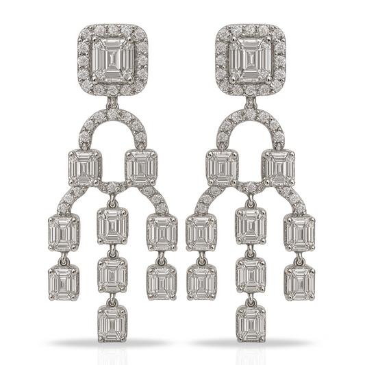 Cercei eleganți candelabru