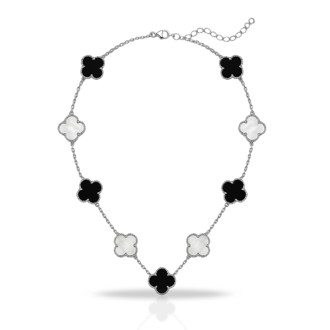 Colier cu trifoi duo