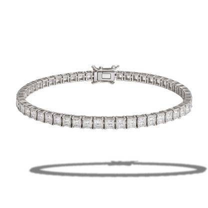 Brățară tennis square cut 4 mm