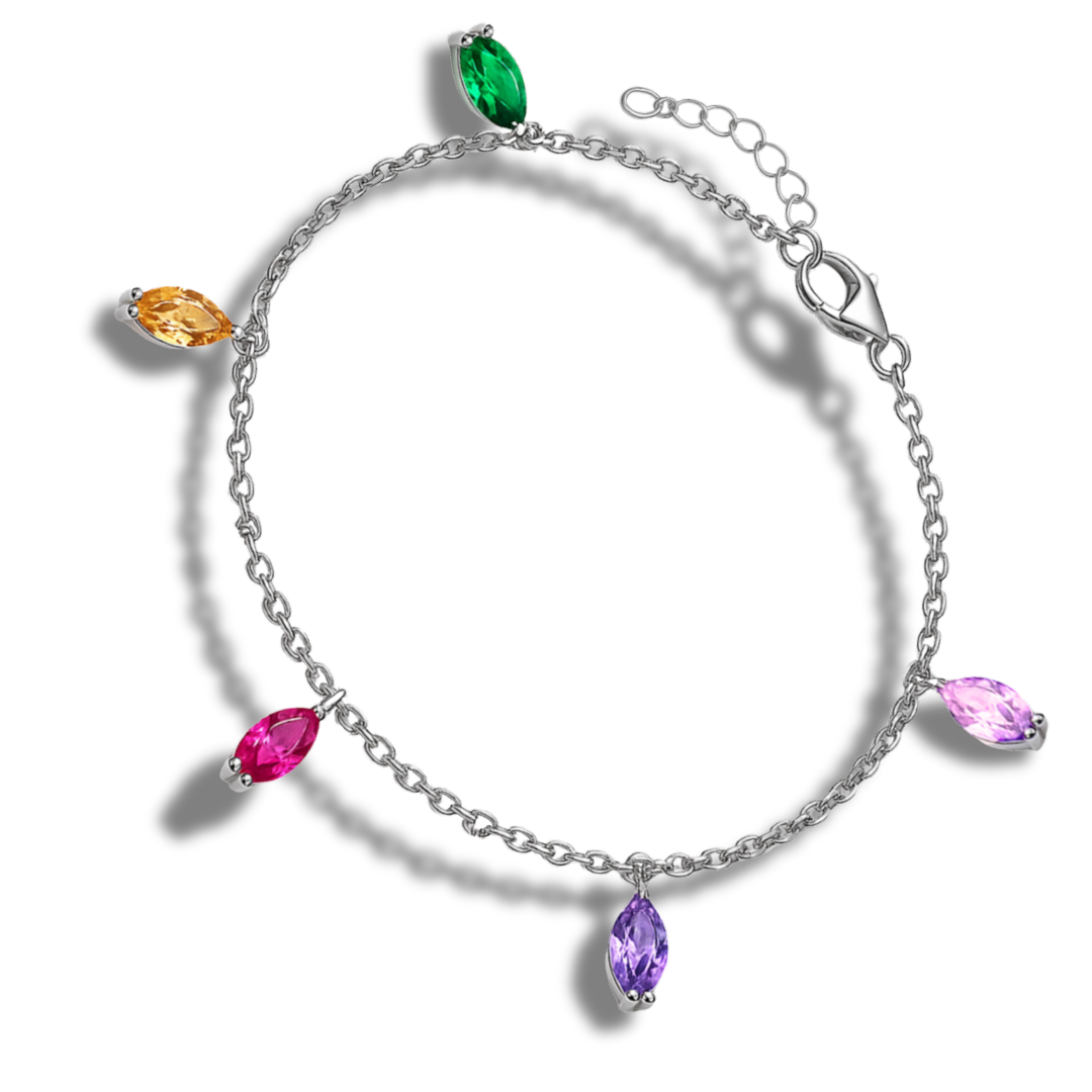 Brățară cu ovale multicolore