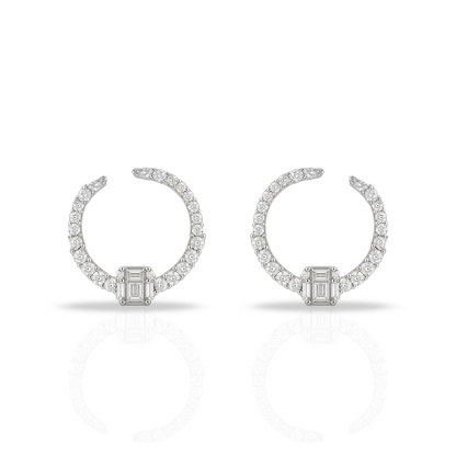 Cercei semiroutunzi eleganți