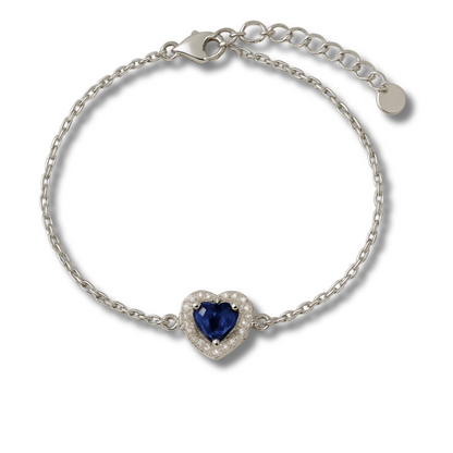 Brățară inima albastra