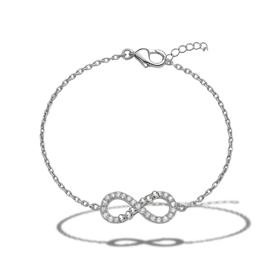 Brățară cu infinit si inimi
