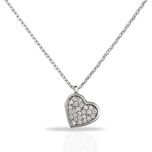Colier cu inima din zirconii