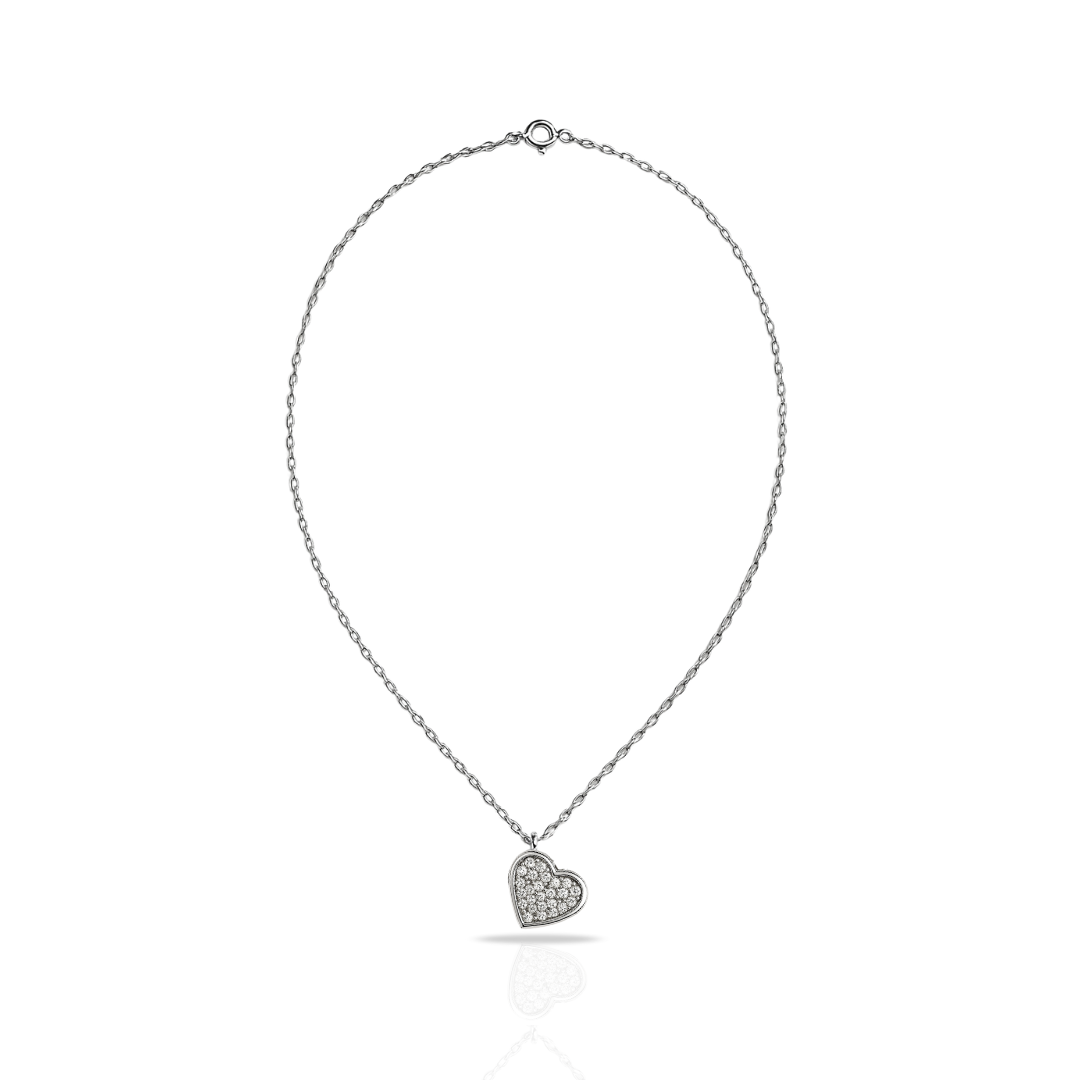 Colier cu inima din zirconii