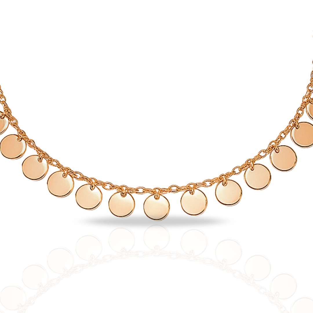 Colier rose stil salba