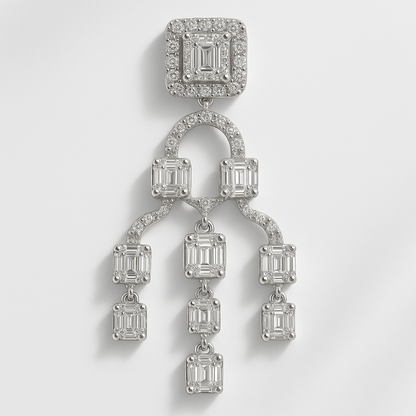 Cercei eleganți candelabru