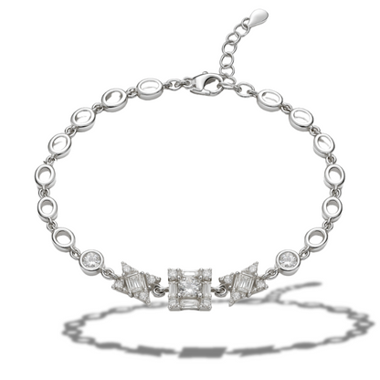 Brățară eleganta cu elemente geometrice