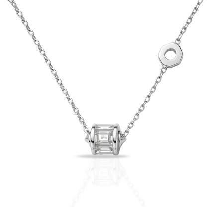 Colier cu cilindru si hexagon