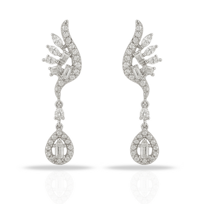 Cercei eleganți cu aripi