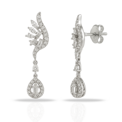 Cercei eleganți cu aripi